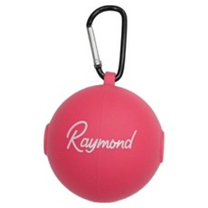 레이몬드 파크골프공 실리콘 볼 케이스, 1개, 형광핑크