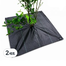 소소센스 두꺼운 절개형 잡초방지매트 농업용 제초매트 100cm 10개, 2세트