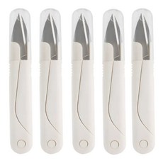 알리오마켓 안전캡 스테인리스 실밥제거 다용도 고급 쪽가위, 5개