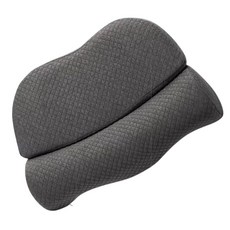 높이조절 3D 초고밀도 메모리폼 경추베개 모아룸 접이식 베게, 1개, 그레이