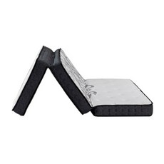 [엘라비아] FM5 삼단접이식 폴딩 매트리스, 화이트, 화이트, 15cm