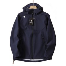 [데상트] 봄 남여공용 방풍 기모 소프트쉘 바람막이 캐주얼 점퍼 네이비/그레이