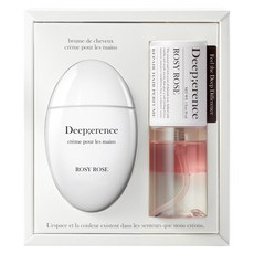 딥퍼랑스 향 좋은 퍼퓸 핸드크림 / 헤어미스트 듀오 세트, 80ml, 1개, 로지 로즈