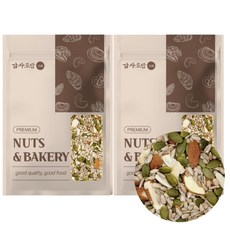 감사로담 씨드믹스 1+1 (호박씨 해바라기씨 아몬드슬라이스) 대용량 견과류 믹스, 2개, 800g