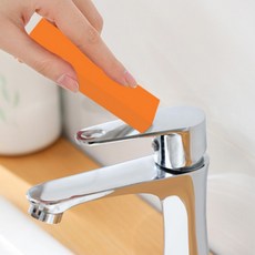 [세제 없이 OK! 기름때 한방에 제거!] 퓨어플렉스 다목적클리너 매직블럭, 1세트, 오렌지