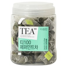 다정헌 페퍼민트 차 친환경 PLA 망사필터 삼각티백, 1개, 100개입, 1.5g