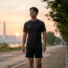 [백화점매장판] 나이키 반팔티 드라이핏 남여공용 LT 통기성 메쉬 티셔츠 WH 다용도 보조가방 증정