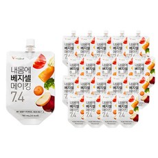 [베지셀] 내몸에 베지셀 메이킹 7.4 180ml / 김훈하 몽땅주스 야채주스 야채즙, 20개