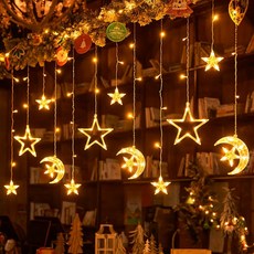 Hyades 크리스마스 USB건전지 혼용 LED 장식 조명 리모컨 줄전구 세트, B타입, 1개