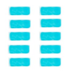 엠디픽 10매 쿨링패치 골프패치 아이스 쿨링시트 무검출 아웃도어, 3세트, 10개입