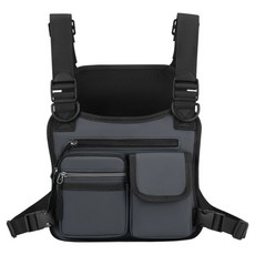 아도레 오토바이 배달 낚시 반사조끼 가방, 그레이