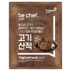 동원 홈푸드 비셰프 고기산적 1kg 짭조름한맛, 1세트