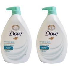 도브 센스티브 스킨 바디워시, 1kg, 2개