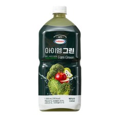 보넬드 아이엠 그린주스 100% NFC 착즙주스, 2개, 1L