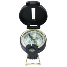 산악용품 (군용 나침반 A타입) 밀리터리 메탈 나침판 서바이벌 게임 활동 등산 낚시 캠핑 지도 방위, 1개