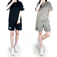 나이키 벤츄리 우븐 반팔 반바지 세트 남여공용 커플 단체 AL