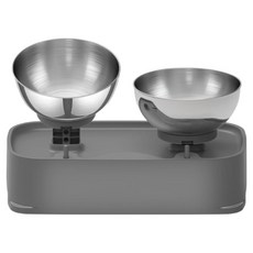 에스엘씨펫 고양이 중소형견 높이 각도 조절급식기, 1개, 그레이