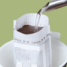 [소프트팩] 일회용 커피 드립필터 (100장), 1개, 100개