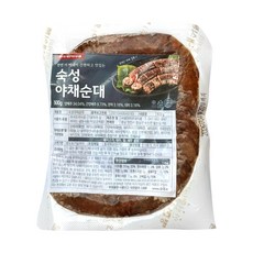 국내산 100% 야채로 만든 천안 병천 순대 500g, 1개