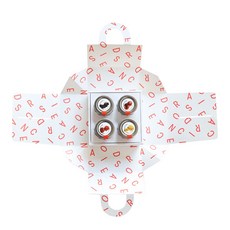 SECONDAIRE 無糖迷你法式糖漬水果4種, 1套, 50g