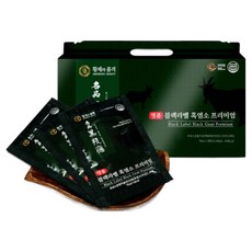 명품 흑염소 8가지 한방원료 함유 국내산 흑염소추출액 100%, 70ml, 30개