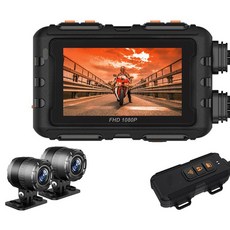 【JINPEI 錦沛】 機車摩托車行車紀錄器 GPS軌跡 雙鏡頭 FHD 1080P, Black, JD-06BM, 主機+256GB