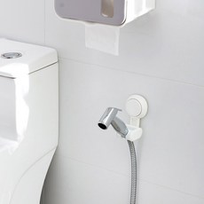 레디박스 모던심플 강력흡착 360도 각도조절 샤워기 거치대, 1개