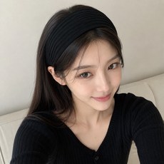 데일리 여성 헤어밴드 넓은 머리띠 두꺼운 넓은것 2개입