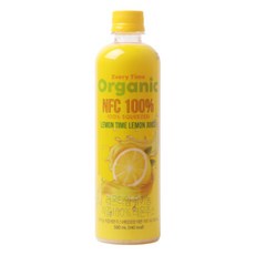 [레몬타임] 스페인산 유기농 NFC 착즙 레몬주스, 2개, 500ml