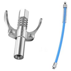 진주바다 구리스 주입기 원터치 커플러 고압호스 30cm 고급형 1세트