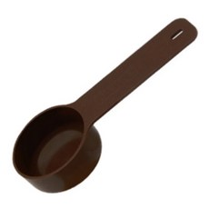 누보 계량스푼(약 20g) 브라운 11cm, 1개