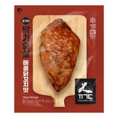 꼬기다 프리미엄 소스 닭가슴살, 100g, 5개, 매콤닭꼬치맛