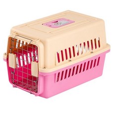 페밀리펫 행복켄넬 반려견 이동장, 핑크, 1개