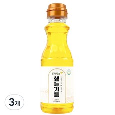 1998 농가식품 저온압착 생들기름, 3개, 300ml