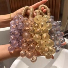 크리스탈 포도모양(250g) 인테리어 소품 집들이 선물세트 선물상자 리본 증정, 1개, 장미향-핑크