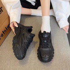 ANYOU 초경량 여성 통굽 스니커즈 굽높이 캐주얼 운동화 키높이운동화