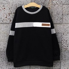 [국내생산] 유니우 남아 여아 [봄 가을 특양면] 베이직 주니어 맨투맨