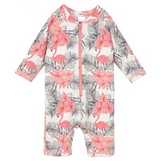 요바프 베이비 래쉬가드 일체형 / 플라밍고