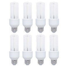 GE루미트론 삼파장전구 25W E26전구 X 10개입 주광색(하얀빛), 주광색, 10개