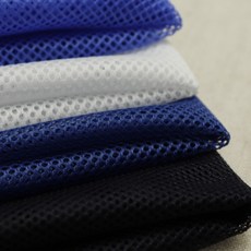 안감 매쉬천 폴리 통풍 얇은 원단, 화이트, 1개