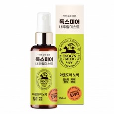 독스미어 내추럴 미스트 아웃도어노벅 산책 전용 강아지 미스트 150ml, 1개