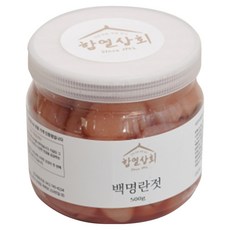 강경 함열상회 프리미엄 백명란젓(특) 정란 무색소 저염 명란 젓갈 반찬, 230g, 1개