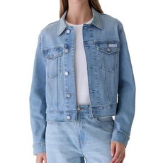 캘빈클라인 여성 블루 데님 트러커 자켓