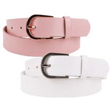 VOLVIK 볼빅 파스텔 여성용 골프벨트, 화이트, 1개