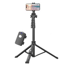 170cm 올인원 삼각대 카메라 휴대폰 겸용 360도회전 접이식 경량 여행용, 1개, 5608
