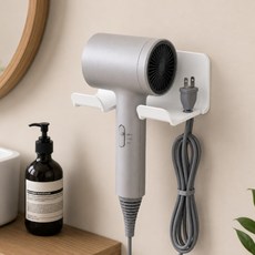 withWIN 간편 드라이기걸이 베이직, 화이트, 2개