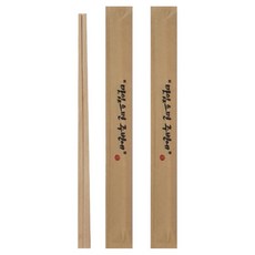 20.3cm 백양목젓가락 크라프트 개별포장 맛있으면, 1000개, 1개
