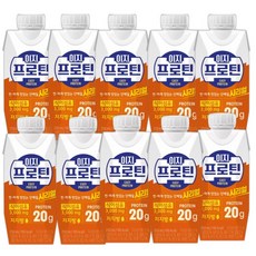 롯데웰푸드 이지프로틴 시리얼 드링크, 250ml, 10개