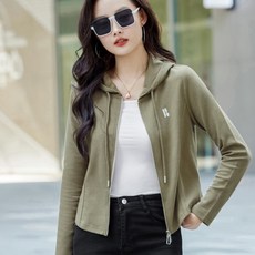 라부라카 여성 무지 심플 후드집업 가을 겨울 베이직 후드 숏 집업 가디건 긴팔 코트 패션의류/잡화/여성패션 반품 최저가 22,530원 로켓배송