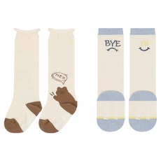 메르베 유아 캐릭터 니삭스 2종세트